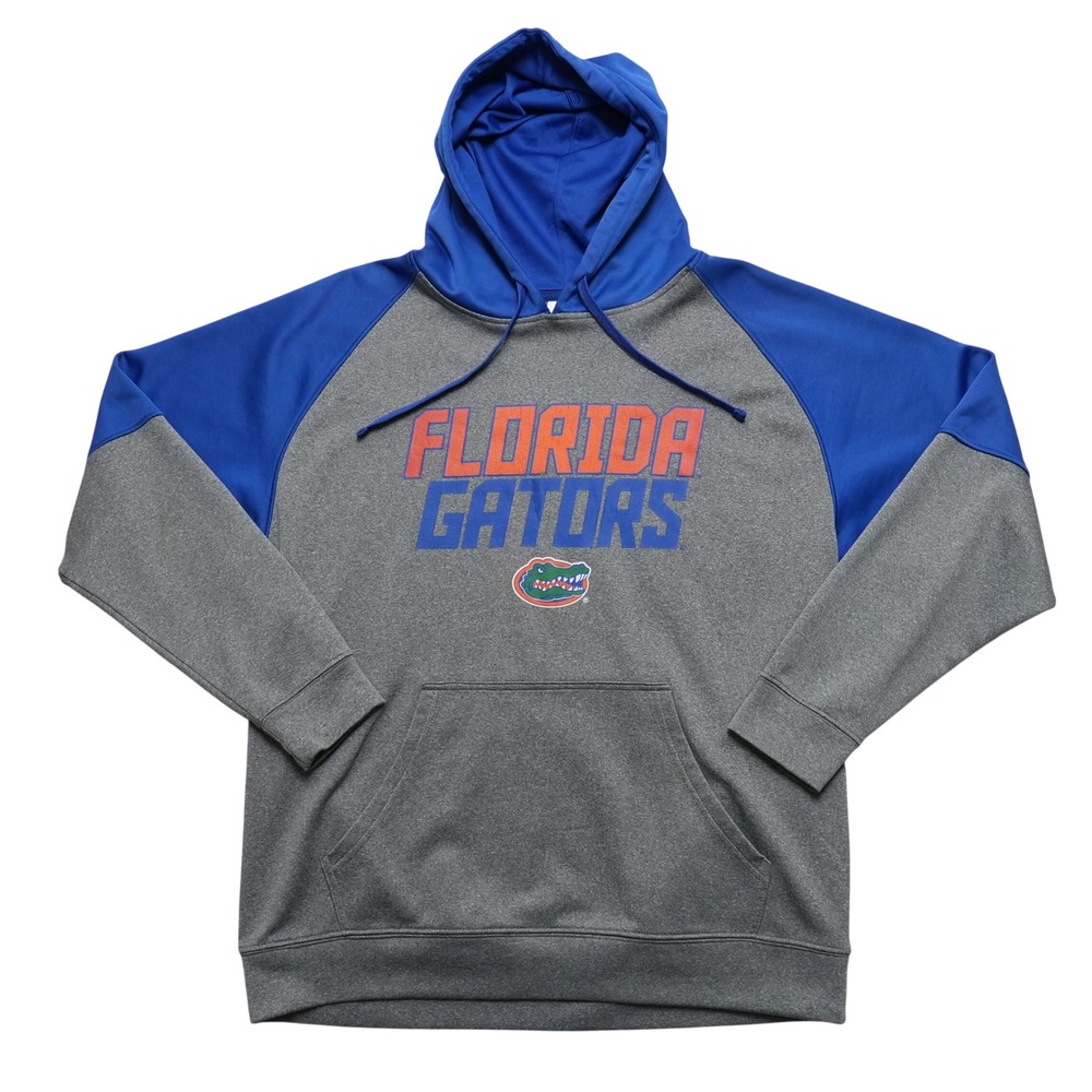 Rivalry Threads Florida Gators Hoodie Mens Large Gray Blue Pullover Raglan L